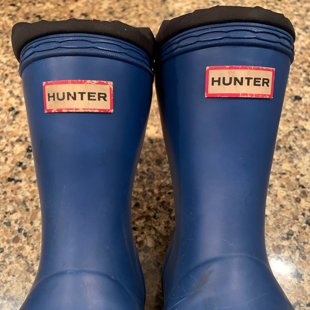 Hunter Rainboots size 11 Blue